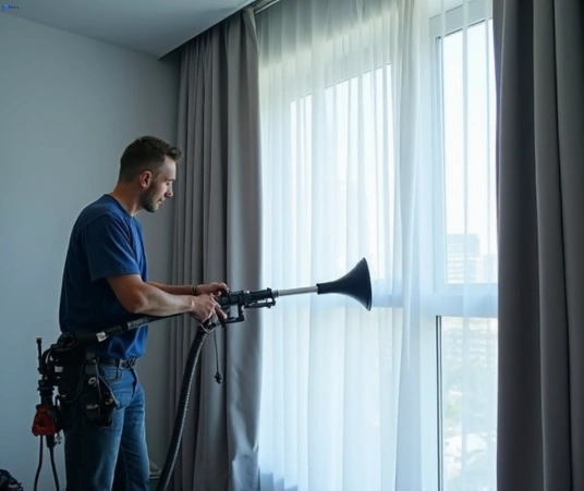 Professional drapes cleaning process tools Matty Curtain Cleaning lansdowne-nsw